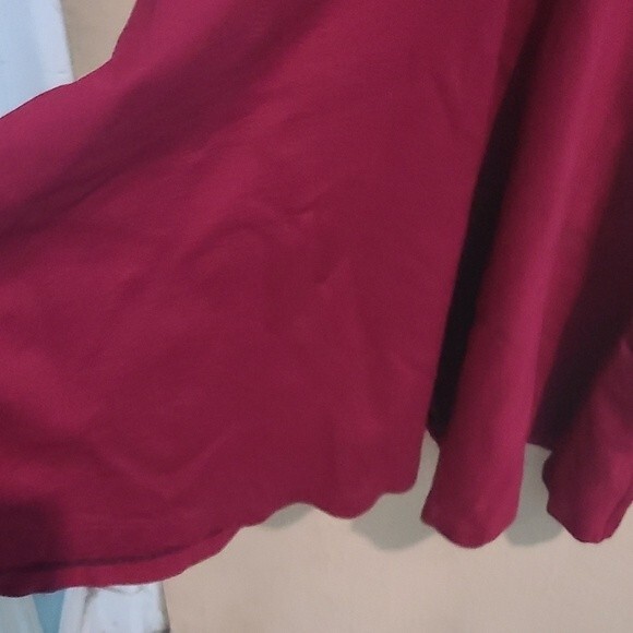 Free People Beach Wine Twist Back Skater Dress - Picture 3 of 5